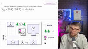 Сколько процентов площади всего участка занимает бес?