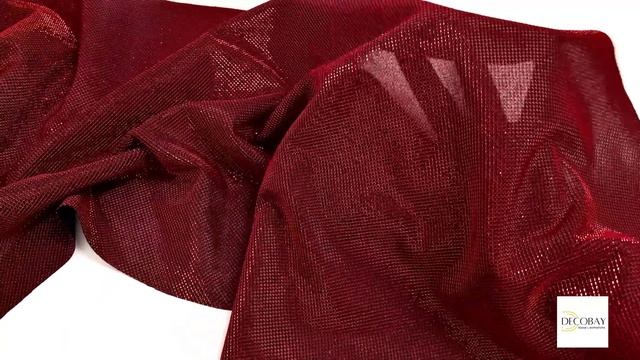 Трикотаж с люрексом для шикарного красного платья — Л смотреть онлайн