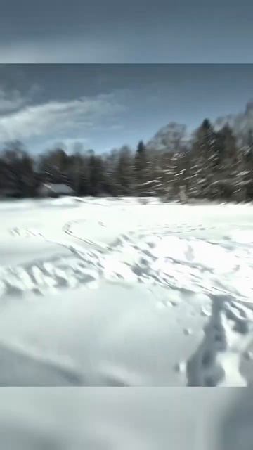 Зимний фристайл FPV-дрона ❄️.#дроны