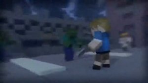 Анимация Майнкрафт Бой с Зомби под Музыку Бада Бум