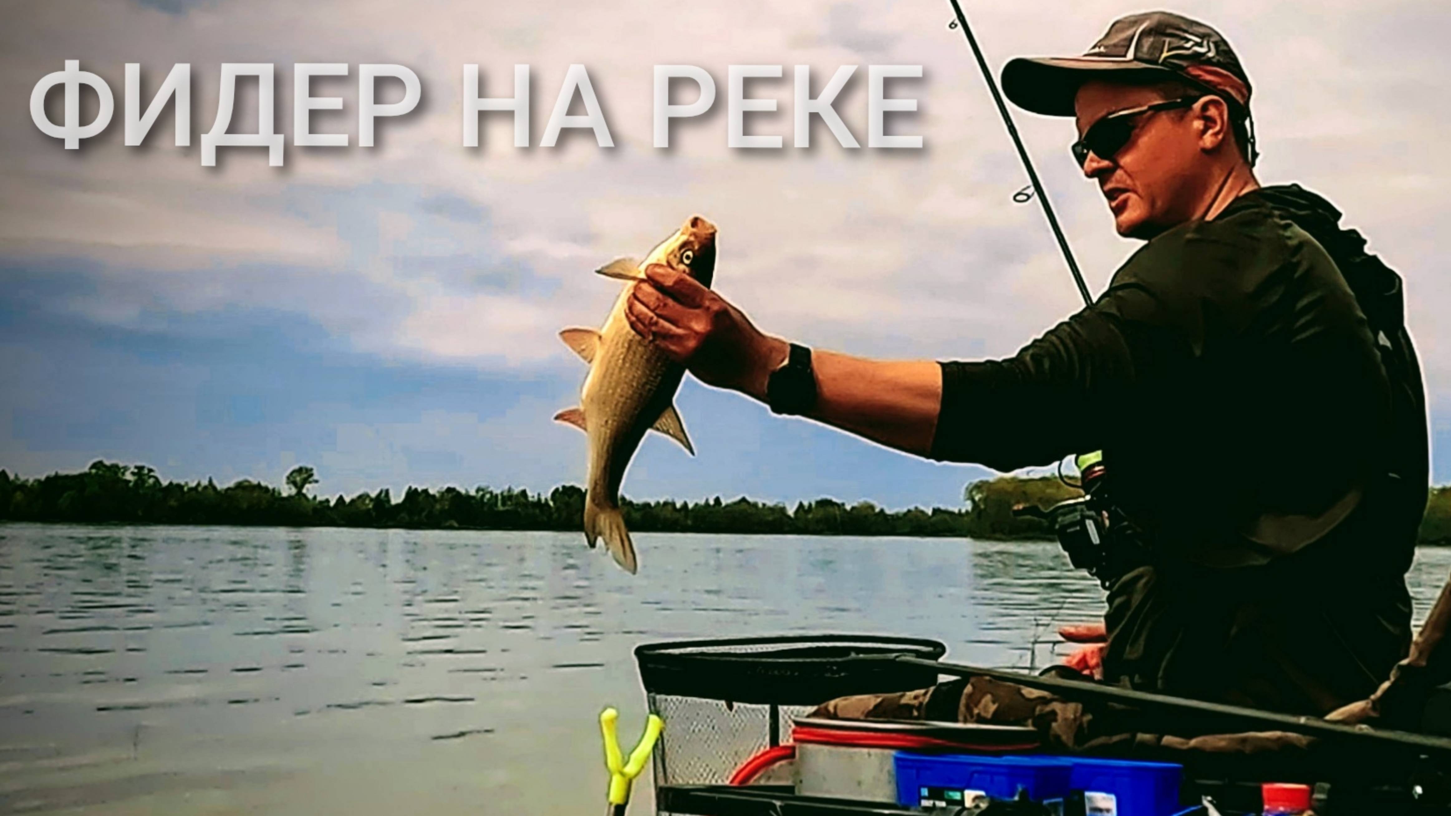 Рыбалка 2025. Фидер на реке. Поклёвки на фидер.
