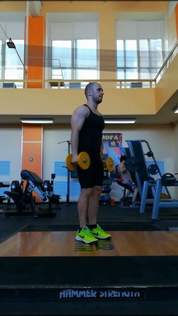 Молотки с гантелями стоя смотреть онлайн