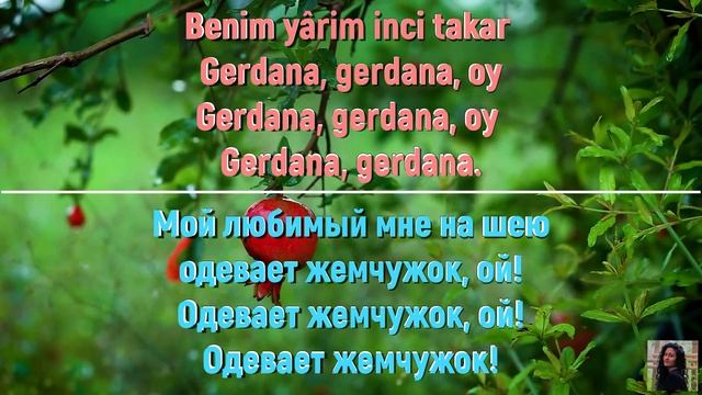 Караоке "С Кагызмана заказала я гранат" (Kağızman'a Ismarladım N смотреть онлайн