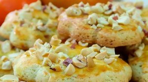 Песочные кольца с арахисом. Как в школьной столовой.