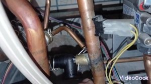 Котёл Бош газ 4000. Замена крана подпитки