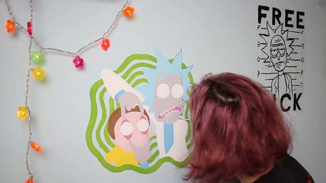 Rick and Morty | Wall painting ( Рик и Морти | Настенный рисунок )