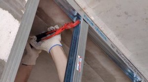 Установка профиля для гипсокартона и шумоизоляция по?