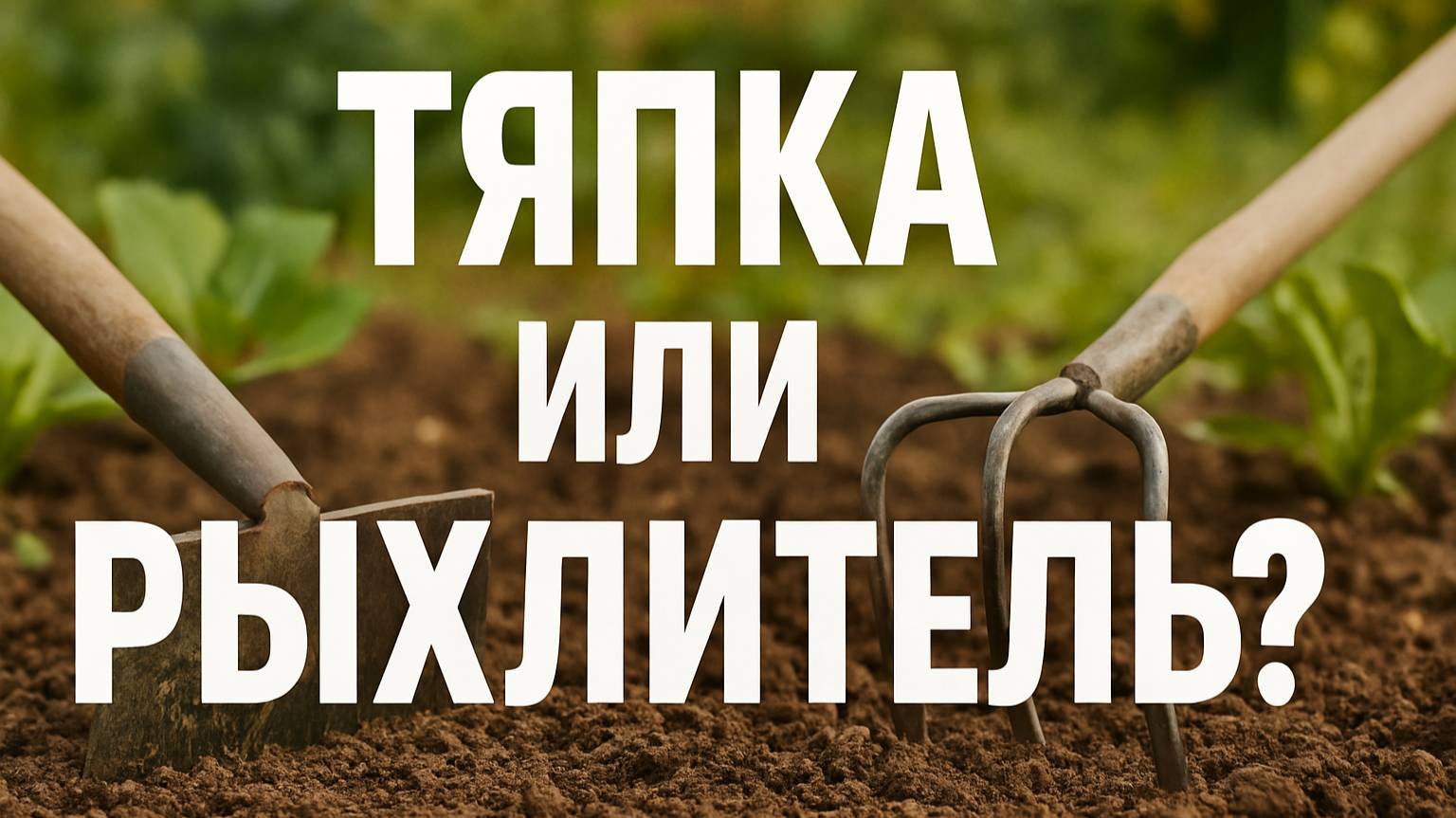 Дачный эксперимент: тестирую тяпку и рыхлитель