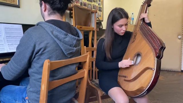 Оксана Герасименко . «Камерна сюїта для  бандури та фортепіано» Частина 1