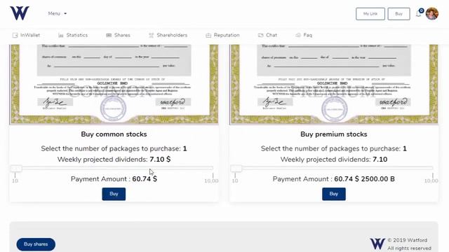 Watford LLC  Регистрация  Покупка акций   Обзор смотреть онлайн