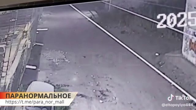 камера наблюдения, установленная на окраине, зафиксировала двух странных существ...
