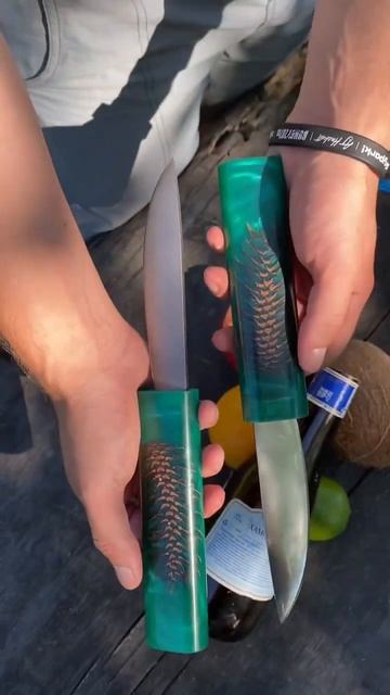 Эксклюзивный двойной нож из двух лучших сталей в мире! смотреть онлайн