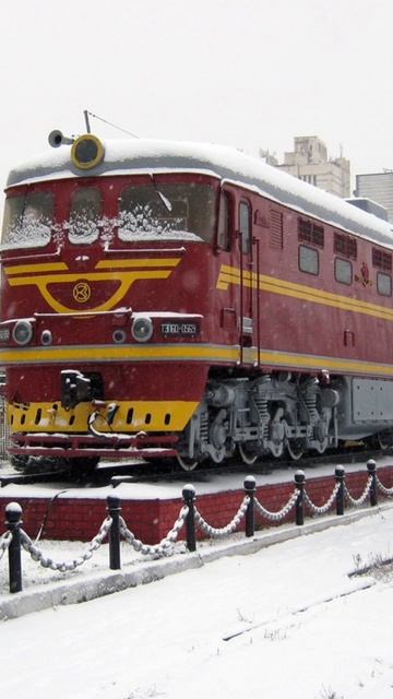 Тепловоз памятник ТЭП60-0569 Январь 2012 года смотреть онлайн