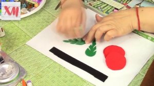 Самые простые цветы из фетра. ХоббиМаркет