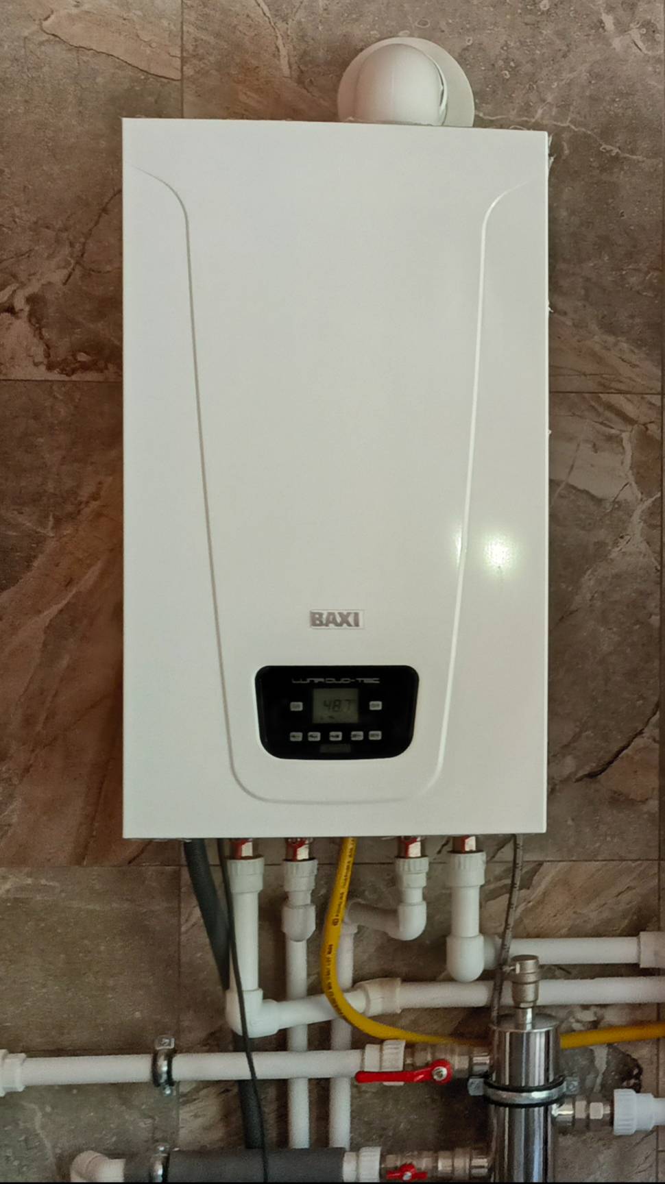 Конденсационный газовый котел BAXI DUO-TEC первый запуск смотреть онлайн