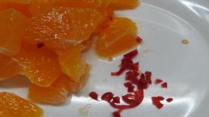 Салат из огурца с мандарином