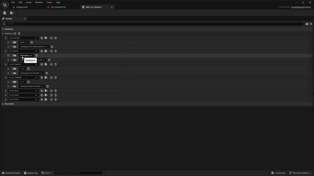 5_UE5 - Common Ui Enhanced Input Action Setup (Short Version)