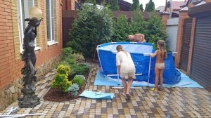 Сборка бассейна Bestway