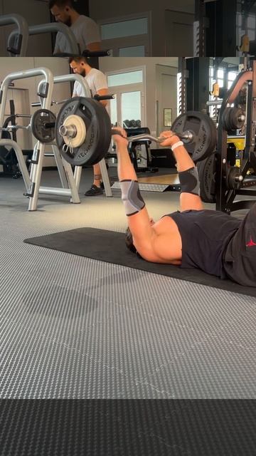 Французский жим со штангой лежа на полу 50кг*6 смотреть онлайн