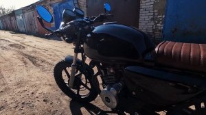 Строю кастом мотоцикл на базе Bajaj Boxer. #Custom