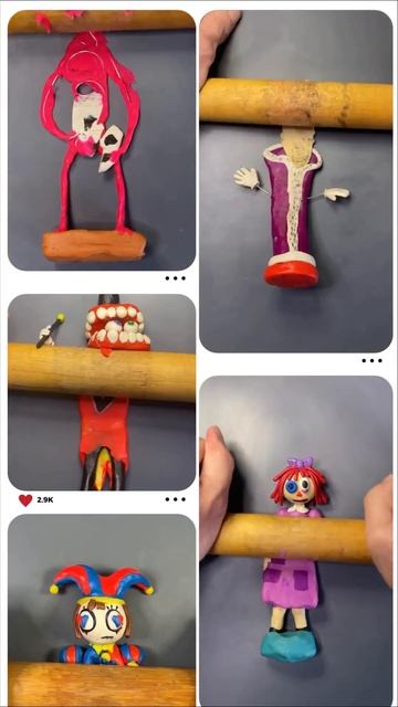 Amazing Digital Circus Clay Art #amazingdigitalcircus #sculpting #plasticine #clayart смотреть онлайн