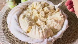 Домашний творог из магазинного молока. Как я готовлю творог дома.