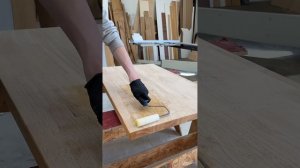 Покрытие столешницы маслом Rubio Monocoat #столешница #rubiomonoc