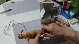 Как насадить рукоять на клинок с помощью Двухкомпонен