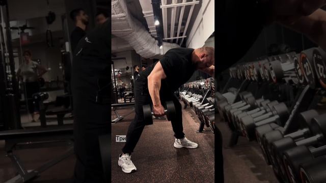 Тяга гантелей к поясу смотреть онлайн