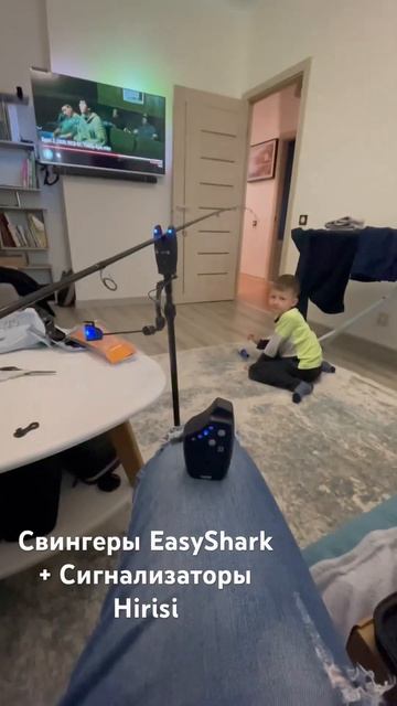 Сигнализатор поклевки Hirisi и Свингер EasyShark👍 смотреть онлайн
