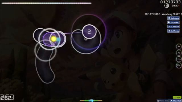 osu![только на мышке - use only mouse]/6★/V(FC) смотреть онлайн