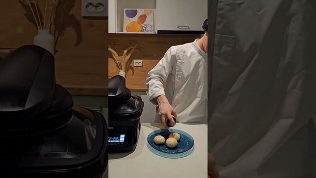 Фаршированный картофель с грибами в Грандшефе