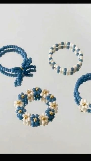 идеи для колец из биссера 💓💓💓💓#бисер #бисероплете? смотреть онлайн