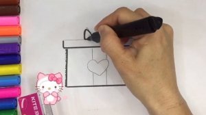 Как нарисовать красивый 🎁подарок | Как нарисовать красивый подарок