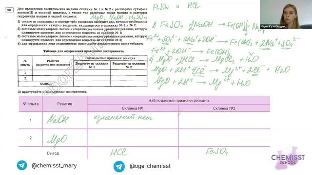 РАЗБИРАЕМ НОВЫЙ ТИП 23 ЗАДАНИЯ ИЗ ОГЭ | ОГЭ ПО ХИМИИ | Ма?