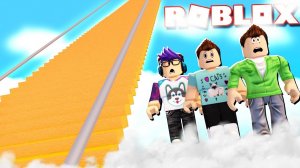 Roblox, новый режим СКОЛЬЗКАЯ ЛЕСТНИЦА