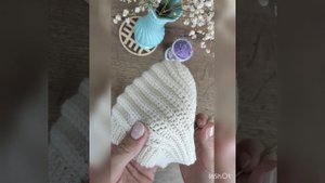 Шапочка для новорожденных, крючком