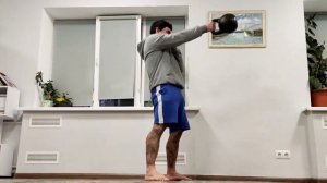 Крутая тренировка с гирей на силу и выносливость. Упра