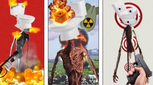 Что сможет уничтожить УНИТАЗОГОЛОВЫЙ в майнкрафт ? Эксперименты TOILET HEAD S MINECRAFT