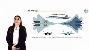 Татьяна Черняева. Доклад о самолете SU-57 пятого поколения на конкурсе "hasten to do good!”
