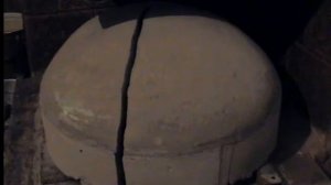 Помпейская печь. Сушка купола из жаростойкого бетона.