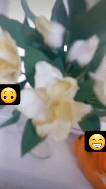 цветы гордении из фоамирана