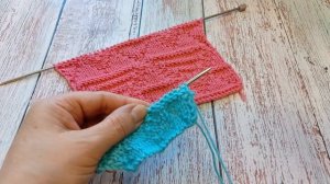 Великолепный простой узор спицами.