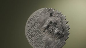 Горилла — «Guardiano della Giungla» на уникальной двойной унции из серебра