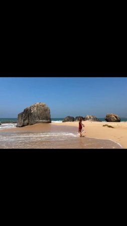 момент из влога ❣️ снимаю контент на секретном пляже Шри Ланки