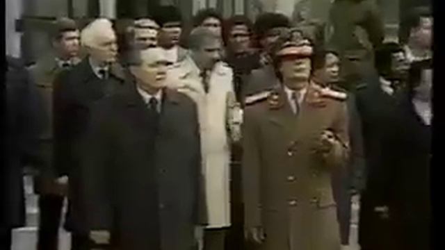 Полковник Муаммар Каддафи - визит в CCCP. Gaddafi - USSR. 1985 смотреть онлайн