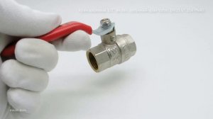 Кран шаровый 1/2" вн./вн. латунный кран Valtec DN15 VT 214 PN40