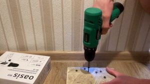 Тест аккумуляторного шуруповерта Oasis AV-12 Eco