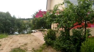 дача с красивый  террасой