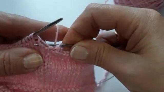 ЗАКРЫТИЕ ПЕТЕЛЬ В ЛИЦЕВОМ ВЯЗАНИИ БЕЗ ЗАКРУЧИВАНИЯ КРАЯ.